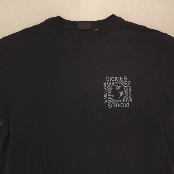 Dickies Crew Neck Casual Short Sleeve Graphic T Shirt Mens Size XL Black - Picture 1 of 9